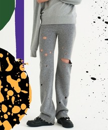 【soduk】hide and seek knit trousers