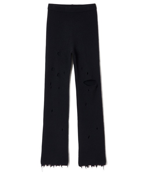 soduk（スドーク）の「【soduk】hide and seek knit trousers（その他パンツ・レディース・グリーン/ブラック/グレー・ONE SIZE）」の6枚目の写真
