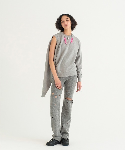 soduk（スドーク）の「hide and seek knit trousers（その他パンツ