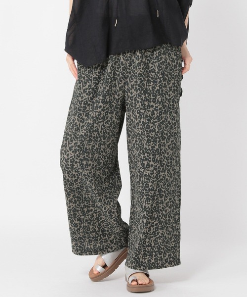 【hippiness】  シャーリングストレートパンツ hippiness】shirring straight pants /【ヒッピネス