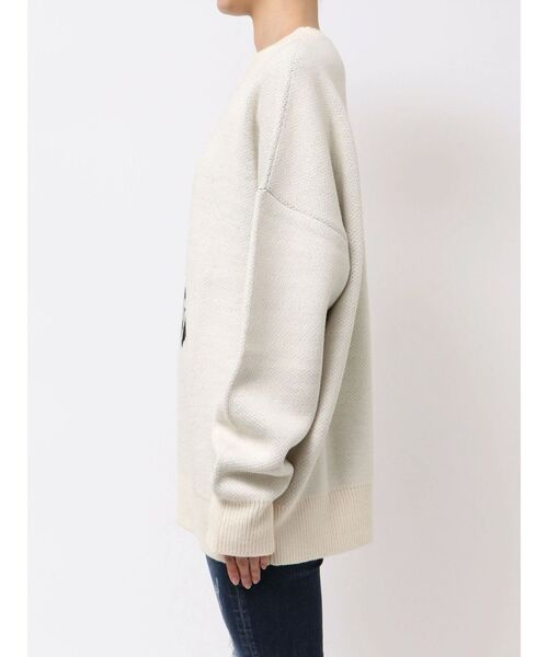 GYDA（ジェイダ）の「【WEB限定】LOLLYGAG BUNNYニットトップス（ニット/セーター・レディース・ブラック/オフホワイト/パープル・FREE）」の9枚目の写真