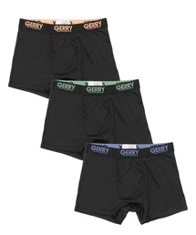GERRY（ジェリー）の「GERRY ジェリー ボクサーパンツ ポリエステルベア天 ストレッチ 吸汗速乾 ロゴ入り 3枚セット ボクサーブリーフ下着（ボクサーパンツ）」