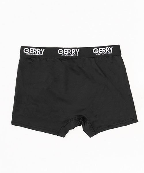 GERRY（ジェリー）の「GERRY ジェリー ボクサーパンツ ポリエステルベア天 ストレッチ 吸汗速乾 ロゴ入り 3枚セット ボクサーブリーフ下着（ボクサーパンツ・メンズ・ブラック系その他/ブラック系その他2・M/LL/L）」の4枚目の写真