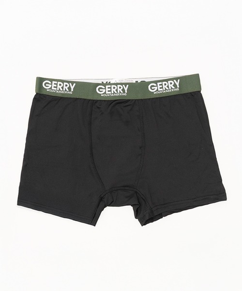 GERRY（ジェリー）の「GERRY ジェリー ボクサーパンツ ポリエステルベア天 ストレッチ 吸汗速乾 ロゴ入り 3枚セット ボクサーブリーフ下着（ボクサーパンツ・メンズ・ブラック系その他/ブラック系その他2・M/LL/L）」の5枚目の写真