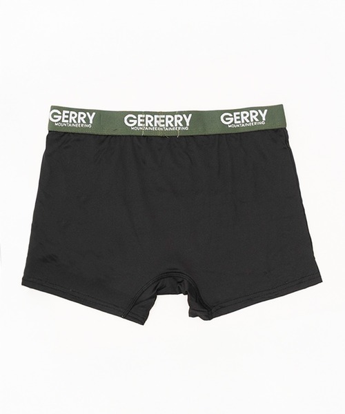 GERRY（ジェリー）の「GERRY ジェリー ボクサーパンツ ポリエステルベア天 ストレッチ 吸汗速乾 ロゴ入り 3枚セット ボクサーブリーフ下着（ボクサーパンツ・メンズ・ブラック系その他/ブラック系その他2・M/LL/L）」の6枚目の写真