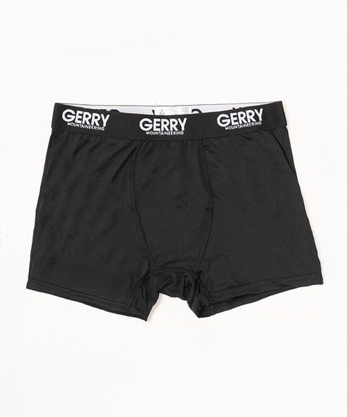 GERRY（ジェリー）の「GERRY ジェリー ボクサーパンツ ポリエステルベア天 ストレッチ 吸汗速乾 ロゴ入り 3枚セット ボクサーブリーフ下着（ボクサーパンツ・メンズ・ブラック系その他/ブラック系その他2・M/LL/L）」の3枚目の写真