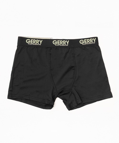 GERRY（ジェリー）の「GERRY ジェリー ボクサーパンツ ポリエステルベア天 ストレッチ 吸汗速乾 ロゴ入り 3枚セット ボクサーブリーフ下着（ボクサーパンツ・メンズ・ブラック系その他/ブラック系その他2・M/LL/L）」の9枚目の写真
