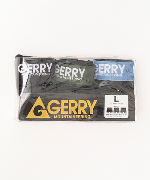 GERRY（ジェリー）の「GERRY ジェリー ボクサーパンツ ポリエステルベア天 ストレッチ 吸汗速乾 ロゴ入り 3枚セット ボクサーブリーフ下着（ボクサーパンツ・メンズ・ブラック系その他/ブラック系その他2・M/LL/L）」の16枚目の写真
