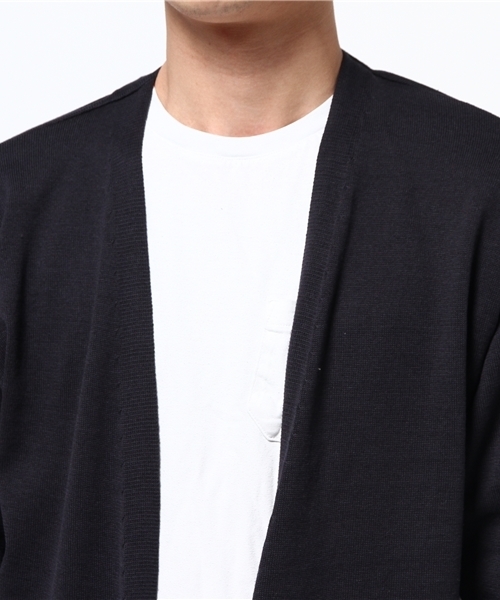 SENSE OF PLACE by URBAN RESEARCH（センスオブプレイスバイアーバンリサーチ）の「【A】ロングカーディガン（カーディガン/ボレロ・メンズ・オリーブ/グレー/ネイビー・L/M）」の6枚目の写真