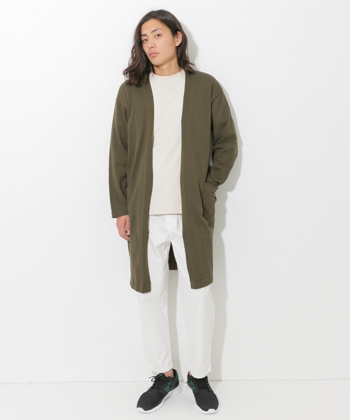 SENSE OF PLACE by URBAN RESEARCH（センスオブプレイスバイアーバンリサーチ）の「【A】ロングカーディガン（カーディガン/ボレロ・メンズ・オリーブ/グレー/ネイビー・L/M）」の13枚目の写真