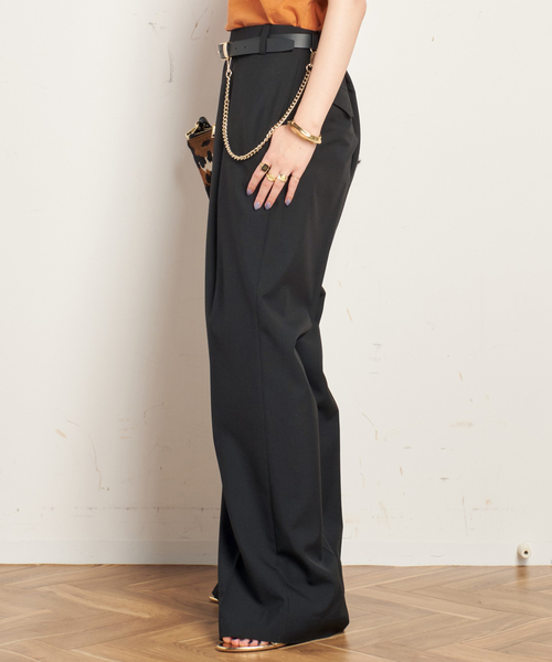 セール】【TONYWACK/トニーワック】Light Wool Pleated Wide Trouser