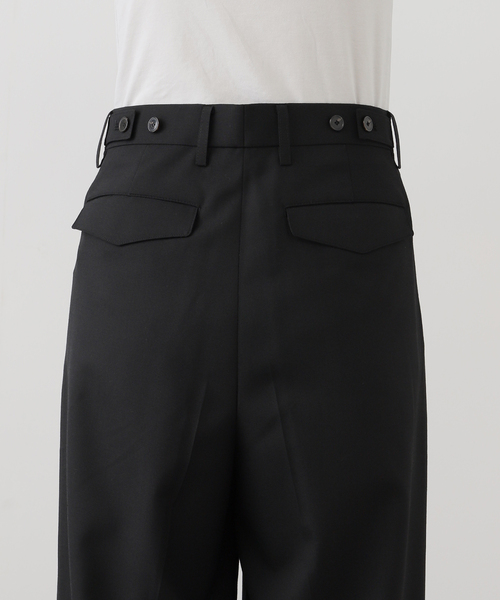 セール】【TONYWACK/トニーワック】Light Wool Pleated Wide Trouser
