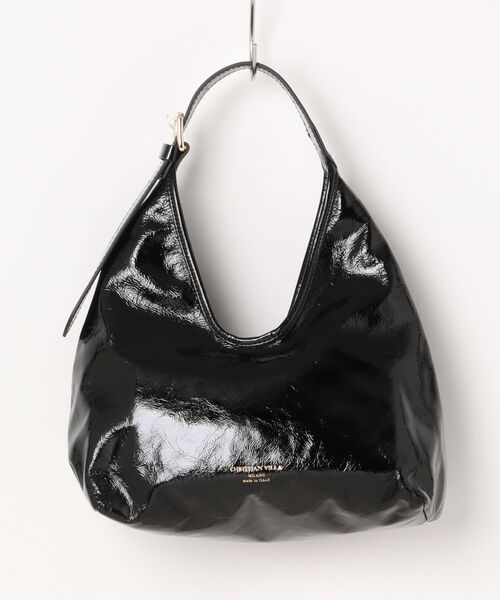 CHRISTIAN VILLA】レザーショルダーバッグ(Q56456)（ショルダーバッグ
