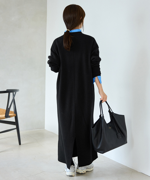 WEB限定/追加》ウォッシャブルスムース ニットワンピース（ワンピース