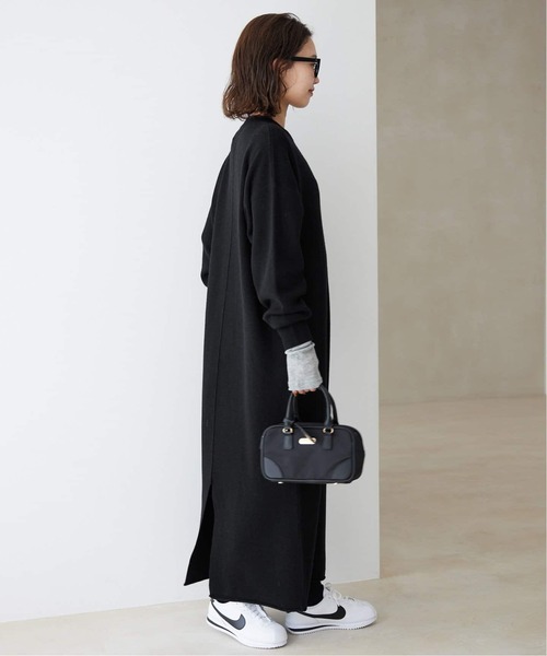 WEB限定/追加》ウォッシャブルスムース ニットワンピース（ワンピース