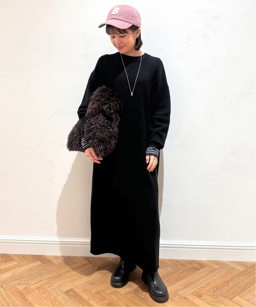 セール】《WEB限定/追加》ウォッシャブルスムース ニットワンピース