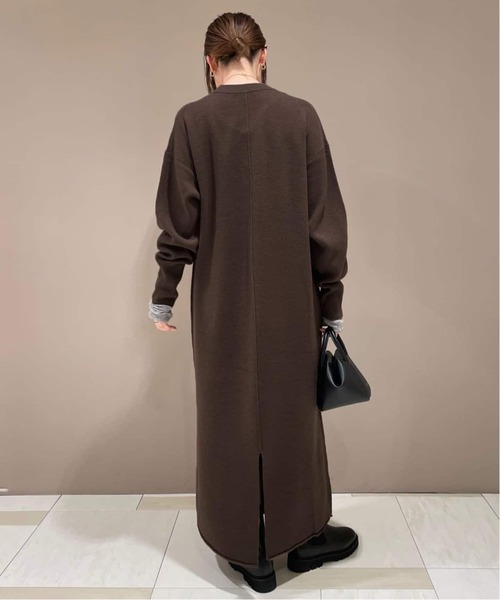 セール】《WEB限定/追加》ウォッシャブルスムース ニットワンピース