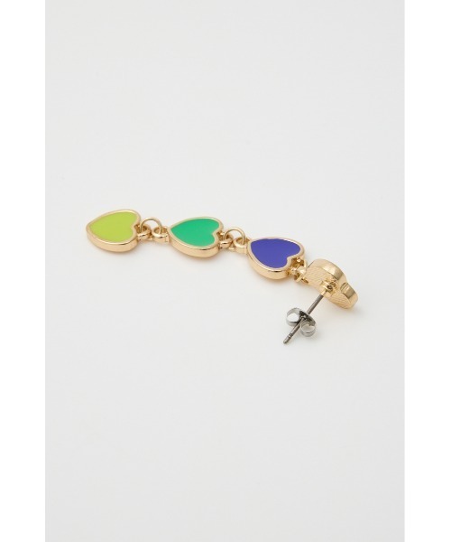 RODEO CROWNS WIDE BOWL（ロデオクラウンズワイドボウル）の「カラフルハート4連ピアス（ピアス（両耳用）・レディース・レッド系その他/ブラック系その他・FREE）」の5枚目の写真