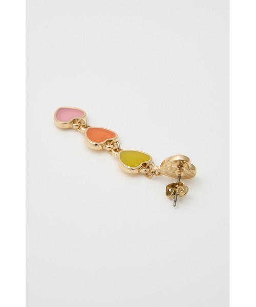 RODEO CROWNS WIDE BOWL（ロデオクラウンズワイドボウル）の「カラフルハート4連ピアス（ピアス（両耳用）・レディース・レッド系その他/ブラック系その他・FREE）」の10枚目の写真