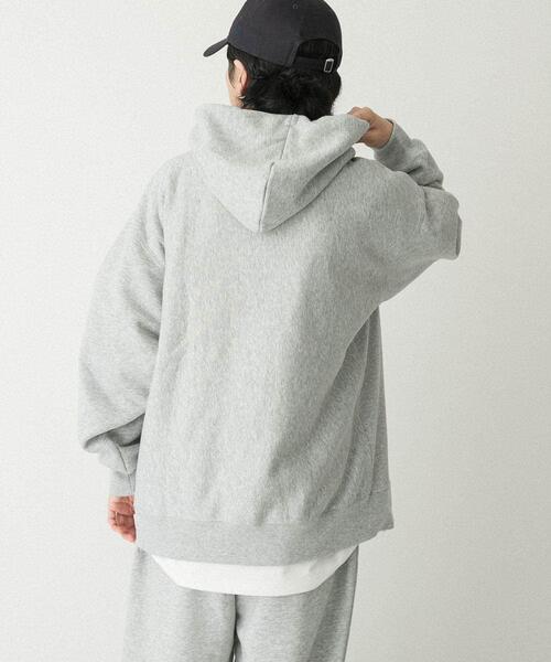 EKAL（エカル）の「QUICK DRY ハーフジップフーディー（スウェット・メンズ・グレー/ブラック・LARGE/MEDIUM）」の8枚目の写真