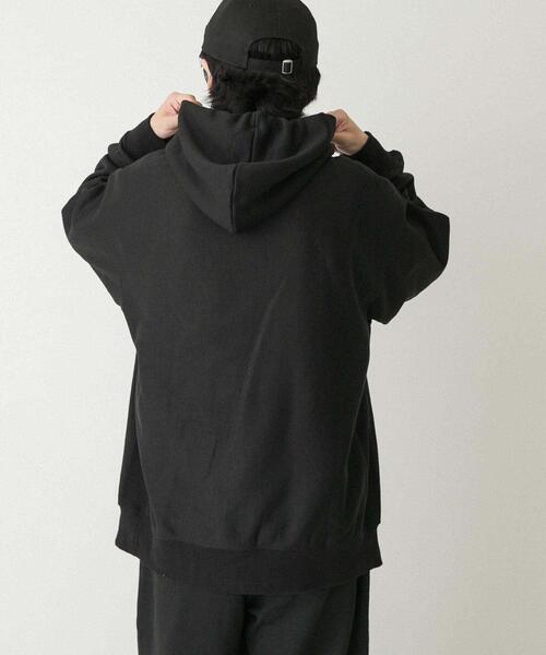 EKAL（エカル）の「QUICK DRY ハーフジップフーディー（スウェット・メンズ・グレー/ブラック・LARGE/MEDIUM）」の11枚目の写真