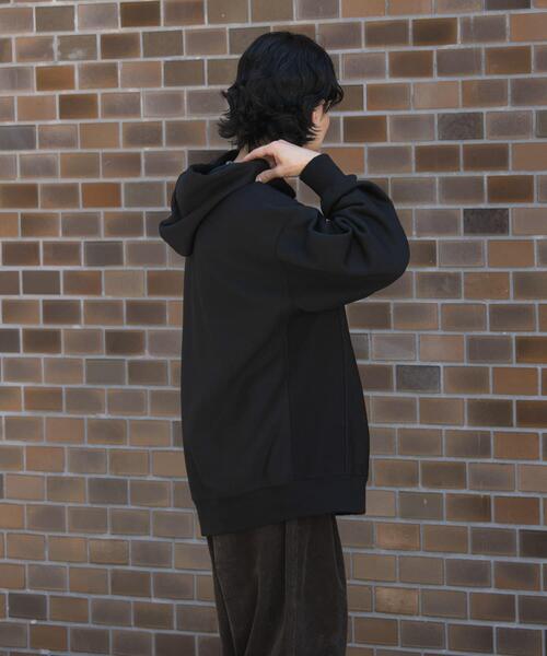 everydayilike ハーフジップブラック リーフ（REEF）（メンズ）ハーフジップ パフ アノラックジャケット