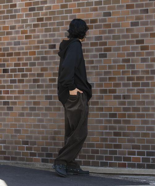 EKAL（エカル）の「QUICK DRY ハーフジップフーディー（スウェット・メンズ・グレー/ブラック・LARGE/MEDIUM）」の5枚目の写真