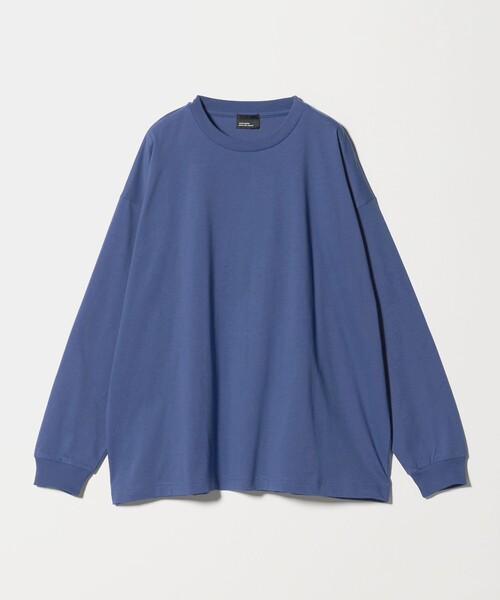 green label relaxing(グリーンレーベルリラクシング)の「【WEB限定】デイリールーズ Tシャツ -吸水速乾・抗菌-(Tシャツ/カットソー・メンズ・ホワイト/ライトグレー/ブラック/ライム/ターコイズブルー系/ネイビー/ロイヤルブルー・L/S/XL/XS/M)」の9枚目の写真