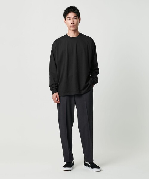 green label relaxing（グリーンレーベルリラクシング）の「【WEB限定】デイリールーズ Tシャツ -吸水速乾・抗菌-（Tシャツ/カットソー・メンズ・ホワイト/ライム/ネイビー/ターコイズブルー系/ライトグレー/ブラック/ロイヤルブルー・S/XS/XL/M/L）」の15枚目の写真