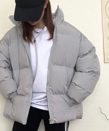 ARCADE（アーケード）の「オーバーサイズ ボリューム エコダウンジャケット スタンドカラーブルゾン【-ARCADE Limited Line-】（ダウンジャケット/コート）」