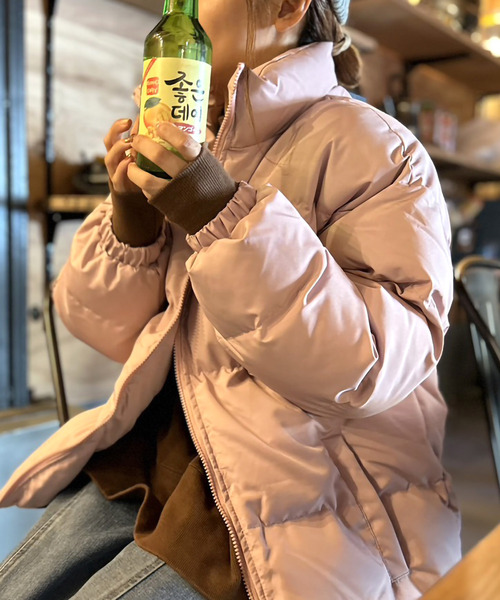 ARCADE(アーケード)の「オーバーサイズ ボリューム エコダウンジャケット スタンドカラーブルゾン【-ARCADE Limited Line-】(ダウンジャケット/コート・レディース・ライトブルー/ライトグリーン/ライトピンク/アイボリー/ブラック/グレー・L/M)」の6枚目の写真