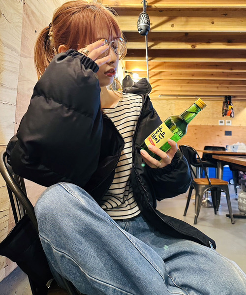 ARCADE(アーケード)の「オーバーサイズ ボリューム エコダウンジャケット スタンドカラーブルゾン【-ARCADE Limited Line-】(ダウンジャケット/コート・レディース・ライトブルー/ライトグリーン/ライトピンク/アイボリー/ブラック/グレー・L/M)」の20枚目の写真