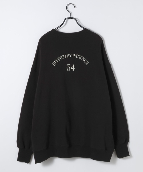 JEANASIS（ジーナシス）の「ヘビーウェイトウラケロゴBIGプルオーバー/599646（スウェット・レディース・ブラック/グレー/ボルドー・FREE）」の4枚目の写真