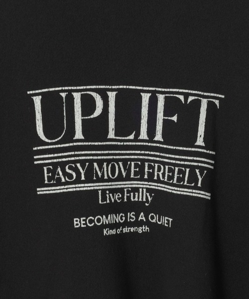 JEANASIS（ジーナシス）の「ヘビーウェイトウラケロゴBIGプルオーバー/599646（スウェット・レディース・ブラック/グレー/ボルドー・FREE）」の9枚目の写真