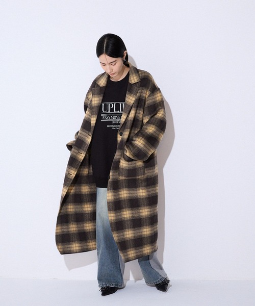 JEANASIS（ジーナシス）の「ヘビーウェイトウラケロゴBIGプルオーバー/599646（スウェット・レディース・ブラック/グレー/ボルドー・FREE）」の20枚目の写真