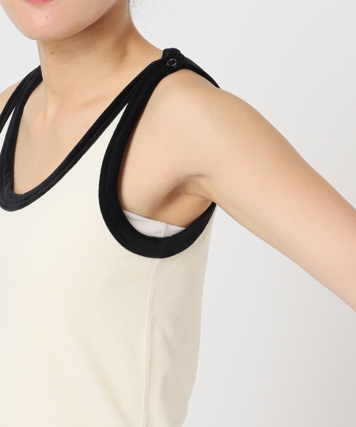 JANE SMITH / JOHN SMITH(ジェーンスミスジョンスミス)の「【JANE SMITH】COTTON VELOUR UP AND DOWN TK:タンクトップ(タンクトップ・レディース・ホワイト/ブラウン・38)」の8枚目の写真