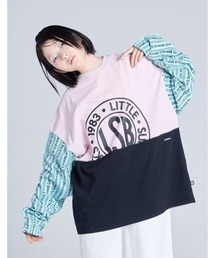 トップス little sunny bite sporty mesh big tee little sunny bite (リトルサニーバイト)sporty mesh big tee