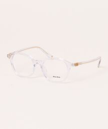 【miumiu/ミュウミュウ】ラウンド メガネ MU02WVF 15Z1O1