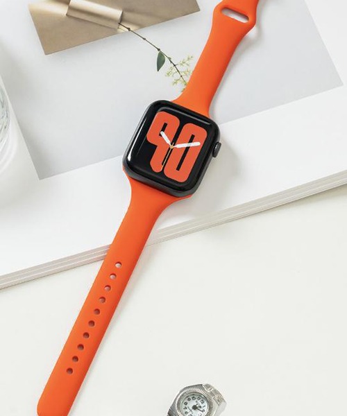 LUON(ルオン)の「LUON / Apple Watch Band / シリコン アップルウォッチ バンド(デジタル腕時計・レディース・パープル/オレンジ/イエロー/アイボリー/ピンク/レッド/グレー/ライトブルー/ブラック・A/B)」の9枚目の写真