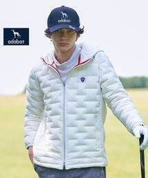 adabat（アダバット）の「【新レーベル ADABAT NAVY】フードロゴストレッチダウンジャケット（ダウンジャケット/コート）」