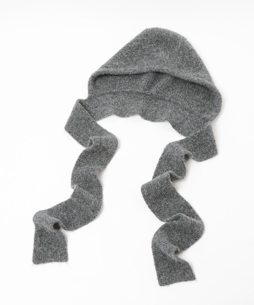 LOWRYS FARM（ローリーズファーム）の「フードマフラー　580775（マフラー・レディース・ブラック/チャコールグレー/ブラウン・FREE）」の12枚目の写真