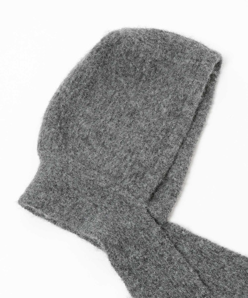 LOWRYS FARM（ローリーズファーム）の「フードマフラー　580775（マフラー・レディース・ブラック/チャコールグレー/ブラウン・FREE）」の6枚目の写真