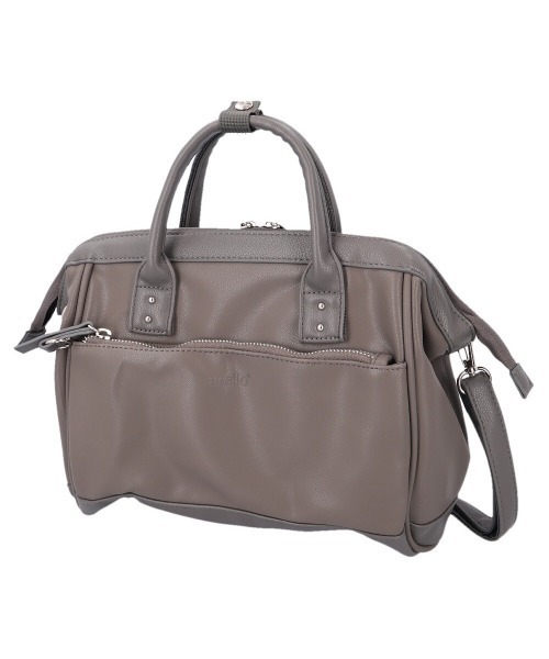 anello（アネロ）の「anello RE:レトロ 口金2WAYショルダー（ショルダーバッグ・レディース・ネイビー/キャメル/ブラック/グレイッシュベージュ/アイボリー/グレー・FREE）」の3枚目の写真