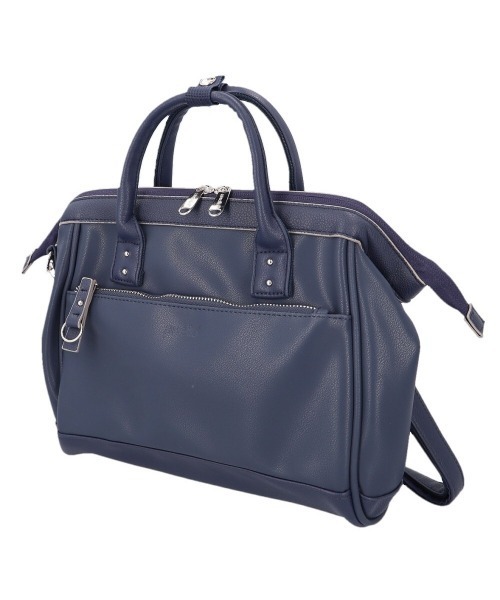 anello（アネロ）の「anello RE:レトロ 口金2WAYショルダー（ショルダーバッグ・レディース・ネイビー/キャメル/ブラック/グレイッシュベージュ/アイボリー/グレー・FREE）」の22枚目の写真