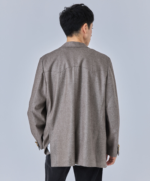 Couture d'adam（クチュールドアダム）の「COUTURE D’ADAM (クチュール ド アダム) Dixie ジャケット（テーラードジャケット・メンズ・ブラック/ブラウン・40/42）」の22枚目の写真