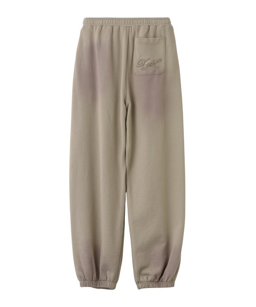 X-girl（エックスガール）の「SPRAY PRINT BALLOON SWEAT PANTS（スウェットパンツ・レディース・アッシュ/チャコール/ベージュ・S/M）」の16枚目の写真