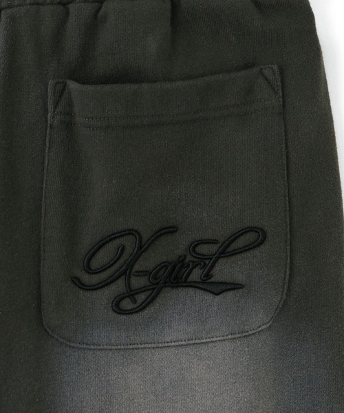 X-girl（エックスガール）の「SPRAY PRINT BALLOON SWEAT PANTS（スウェットパンツ・レディース・アッシュ/チャコール/ベージュ・S/M）」の19枚目の写真