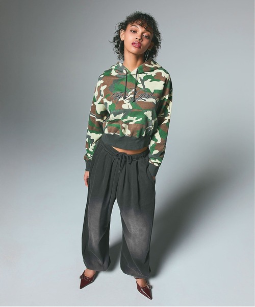 SPRAY PRINT BALLOON SWEAT PANTS（スウェットパンツ）｜X-girl
