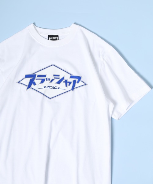THRASHER(スラッシャー)の「THRASHER 5.6ozカタカナ ダイアモンドロゴ 半袖Tシャツ(Tシャツ/カットソー・メンズ・ブラック/ホワイト・XL/M/L)」の2枚目の写真