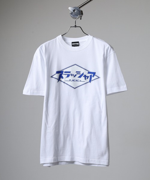 THRASHER(スラッシャー)の「THRASHER 5.6ozカタカナ ダイアモンドロゴ 半袖Tシャツ(Tシャツ/カットソー・メンズ・ブラック/ホワイト・XL/M/L)」の3枚目の写真
